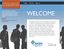 Tablet Screenshot of naspaconsortium.org